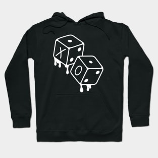 XO Dice Weekend White Outline Hoodie